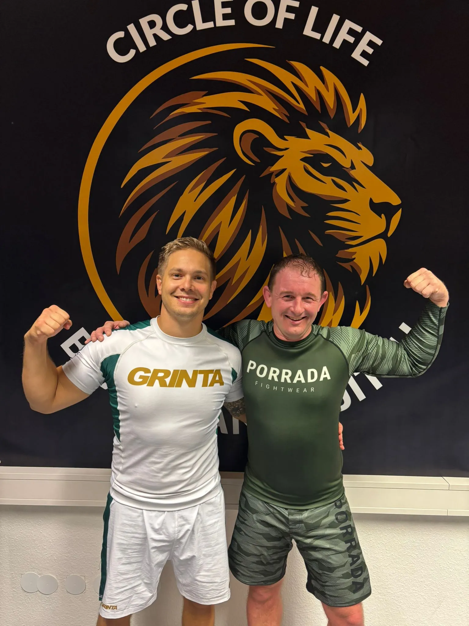 Coach Flo und Marvin im Training